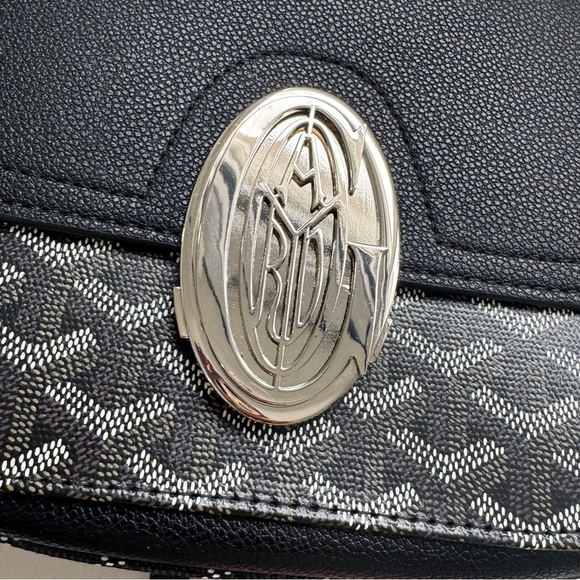 Black and gray crossbody bag. NWOT